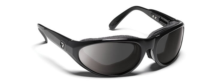 7Eye by Panoptx Diablo Glossy Black/SharpView Gray PC Sunglasses