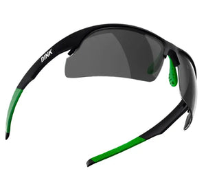 Black-Green frame/Outdoor Gray lenses