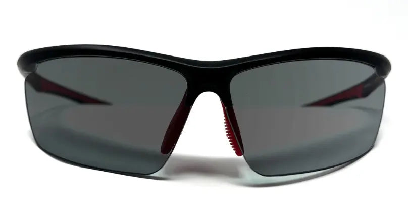 Dink Daytona Petite pickleball sunglasses in black with red outdoor lens