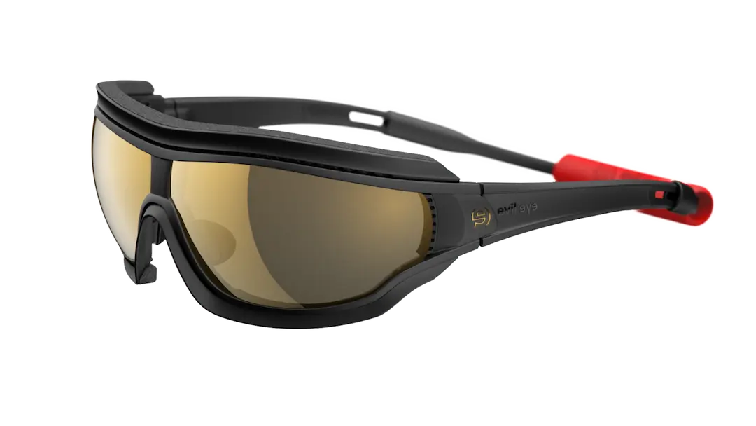 Evil Eye Fusor e005 sunglasses in black with category space 4 lens