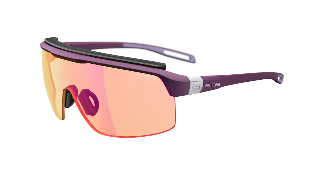 Evil Eye e016 traileye sunglasses in violet with light changing lenses