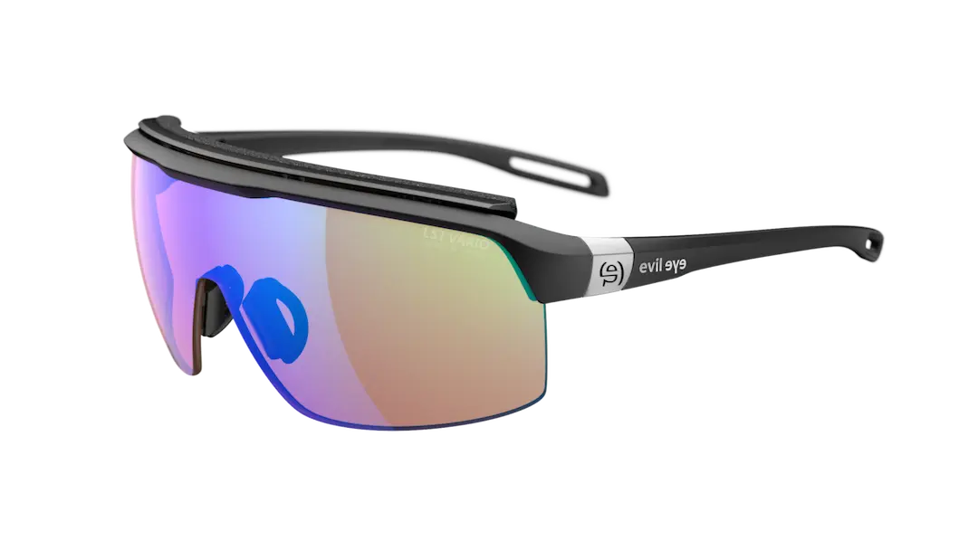 Evil Eye e016 Traileye sunglasses in black with light changing lenses