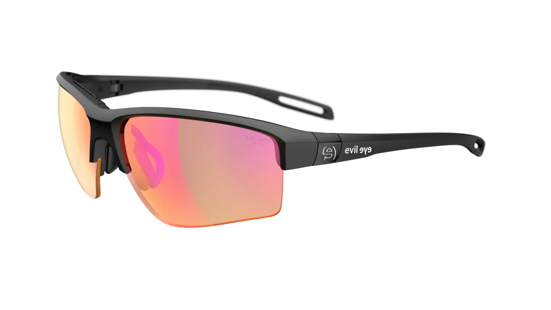 Evil Eye Elate.p e020 sunglasses in Black with LST Vario light changing lenses
