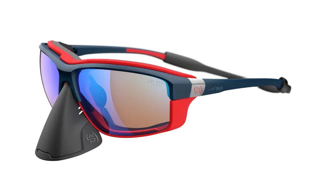 Evil Eye e023 Elate O Pro sunglasses in dark blue with vario light changing lenses
