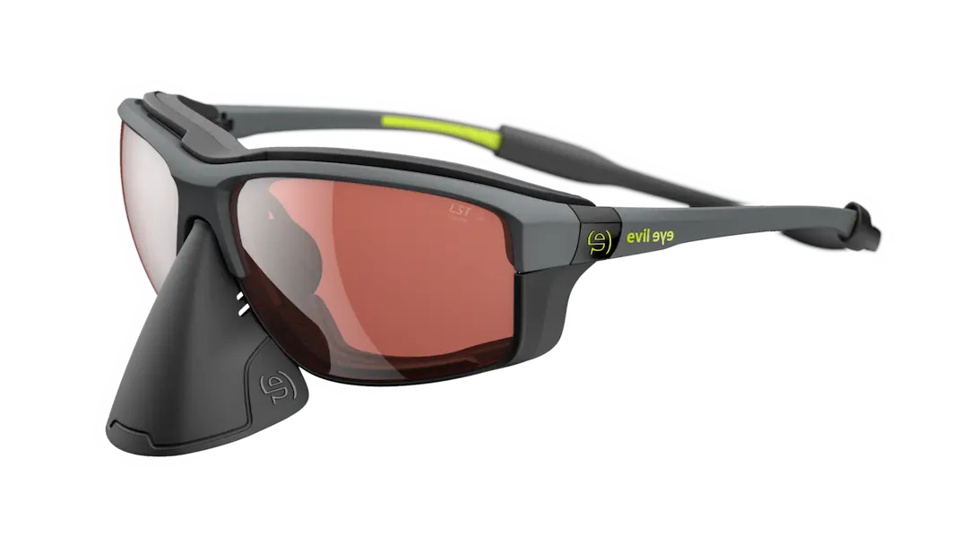 Evil Eye e023 Elate O Pro sunglasses in gray with LST Active lenses
