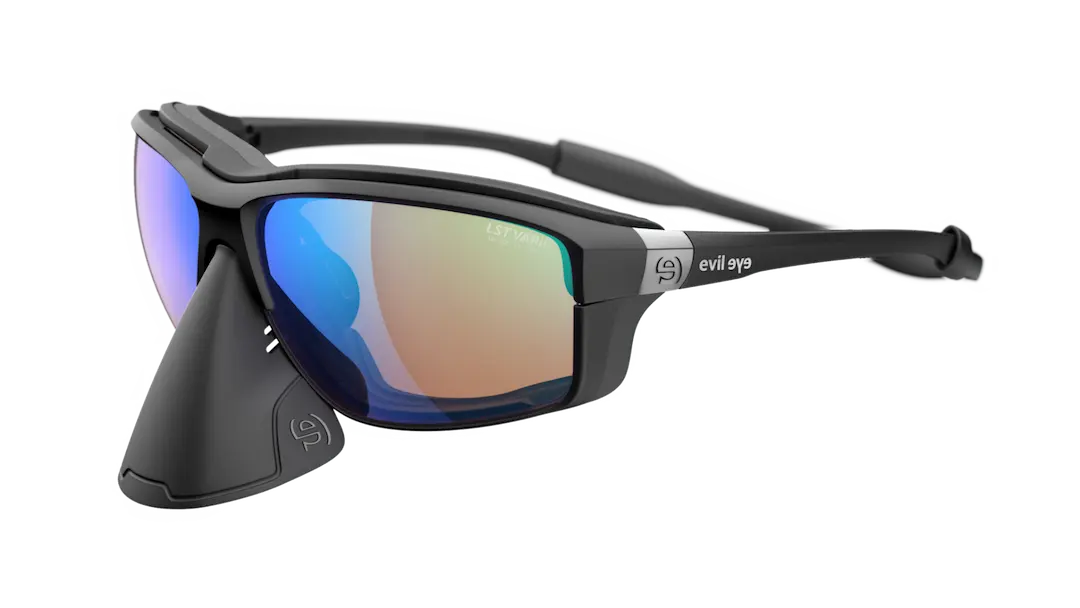 Evil Eye e023 Elate O Pro sunglasses in Black with Vario light changing lenses