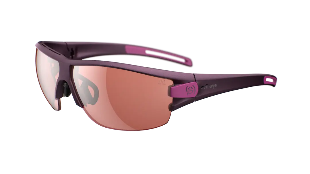 Evil Eye e031 Trace Ng sunglasses in violet with LST active lenses