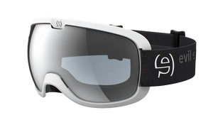 Matte White goggle/Clear & LST Grey Silver M Light lenses
