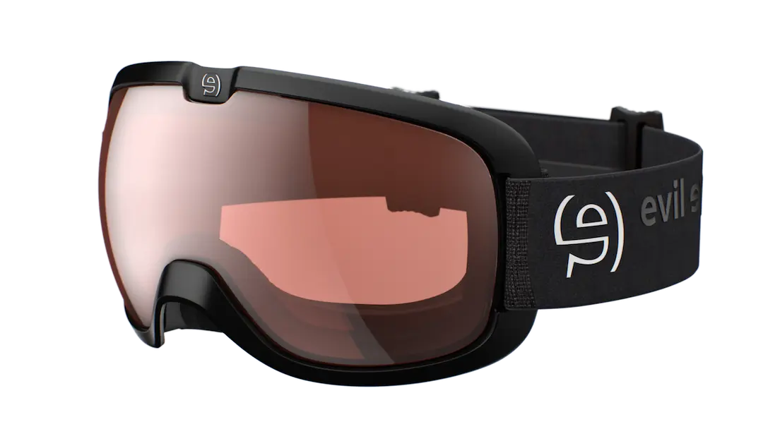 Evil Eye e605 Peaksight Cl snow goggles in black with 2 lenses
