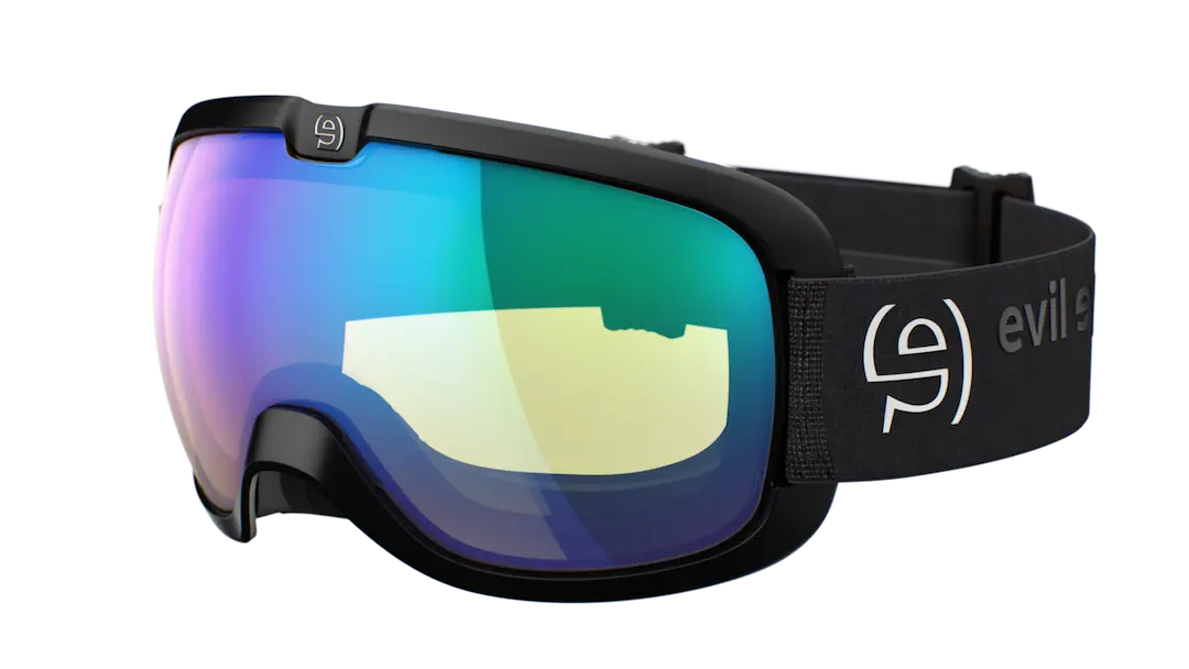Evil Eye e605 Peaksight Cl snow goggles in black with light changing lenses