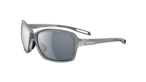 Aqua Grey Transparent frame/LST Grey Silver Mirror lenses