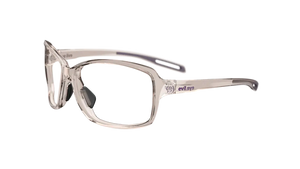 Rose Transparent frame only (no lenses for Rx lens insertion)