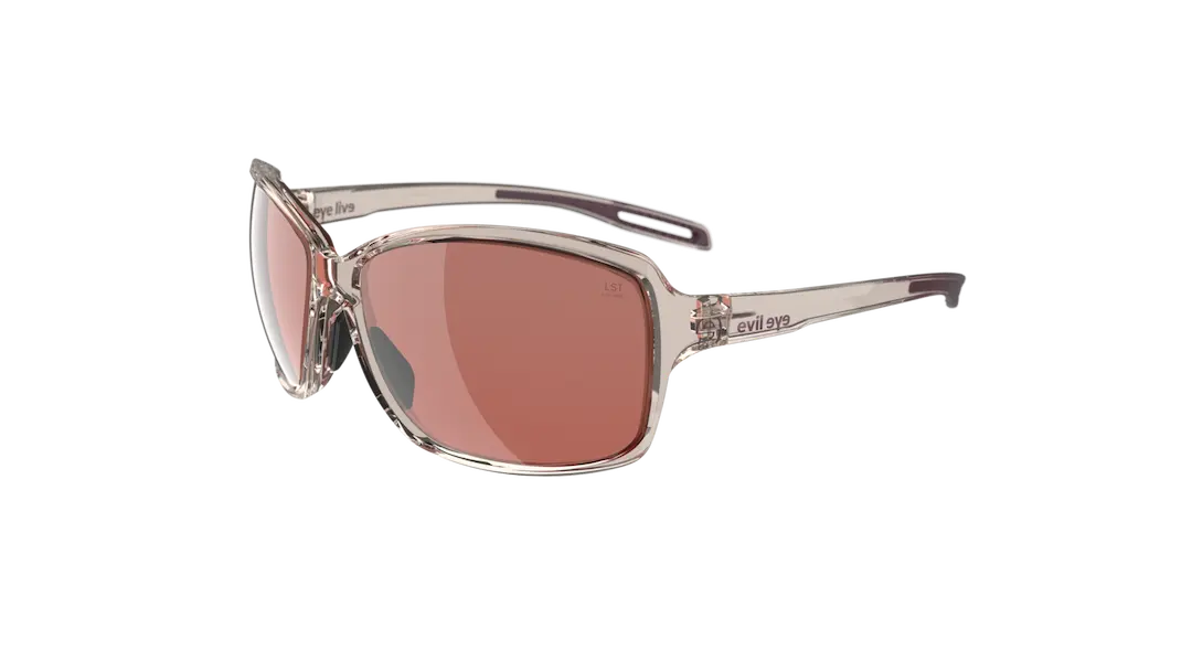 Evil Eye e018 Basou sunglasses in rose transparent