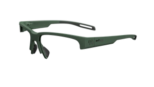 Dark Green Matt frame (no lenses for Rx lens insertion)