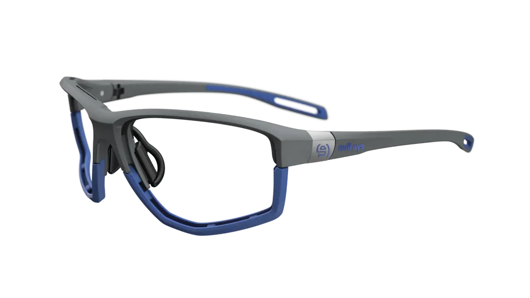 Evil Eye Elate Ng frames in gray for prescription lens insertion