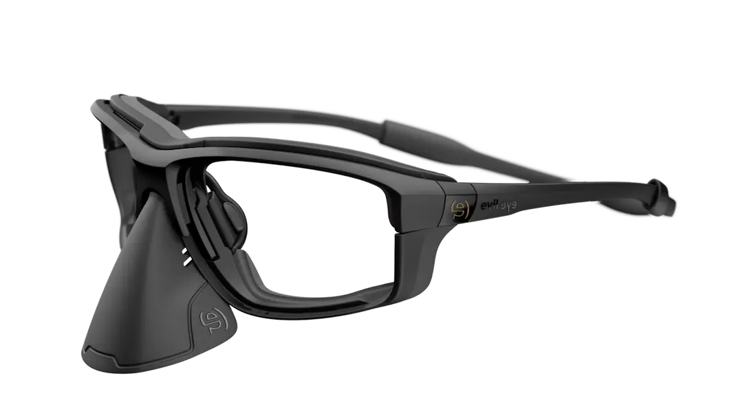 Evil Eye e023 Elate O Pro frames in black for Rx lens insertion