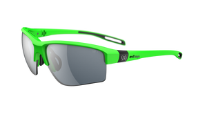 Neon Green frame/LST Gray Silver Mirror lenses