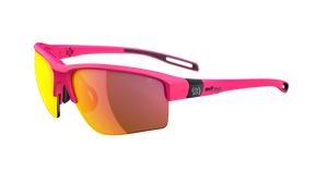 Neon Pink frame/LST Active Red Mirror lenses