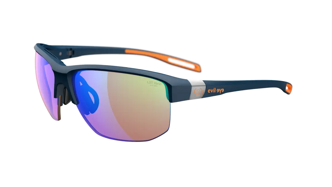 Evil Eye Elate t e019 sunglasses in dark blue with light changing lenses