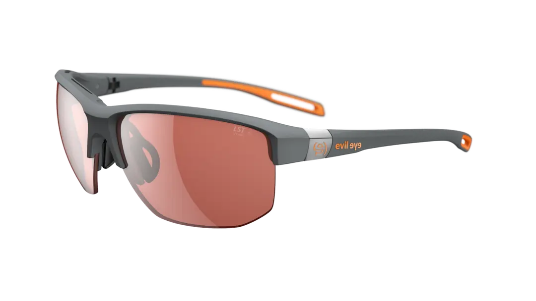 Evil Eye elate.t e019 sunglasses in dark gray with lst active silver lenses