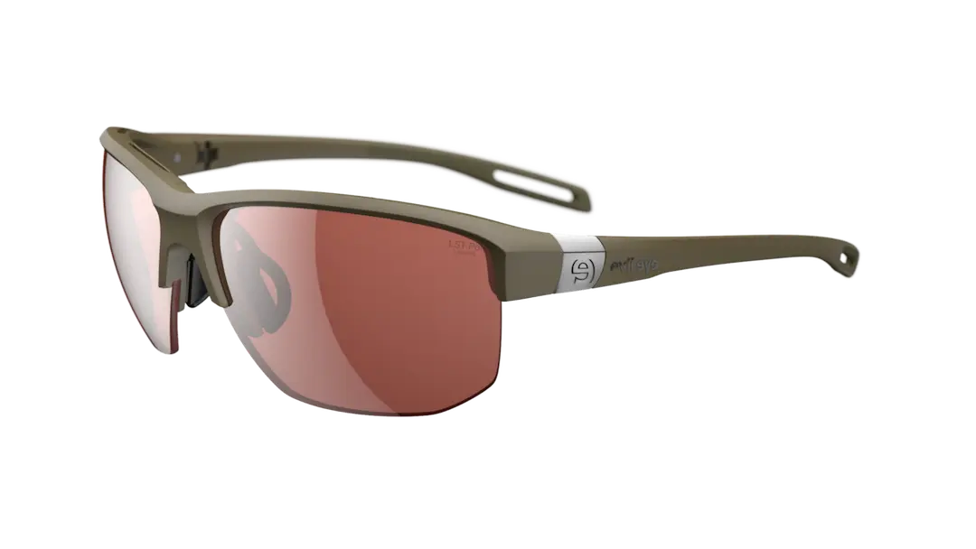Evil Eye Elate t e019 sunglasses in khaki with polarized lenses