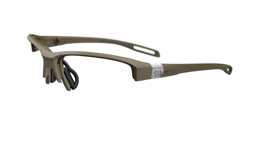 Evil Eye elate t sunglasses frame only for prescription in olive