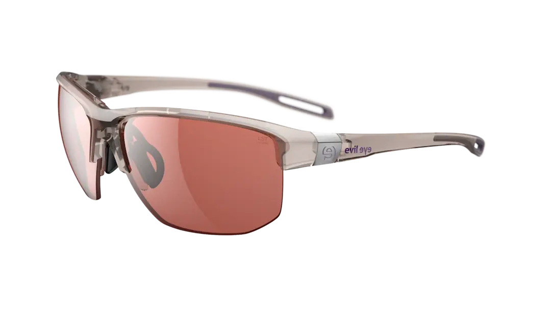 Evil Eye Elate t e019 sunglasses in rose transparent with LST lenses
