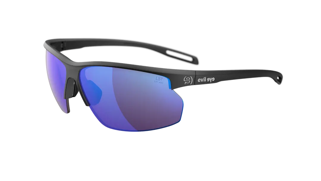 Evil Eye e035 Epyx-X NG sunglasses in black with blue mirror