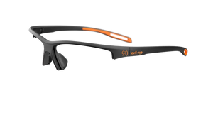 Black-Orange frame (no lenses for Rx lens insertion)