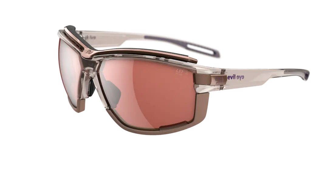 Evil Eye Pathline Air Pro sunglasses in rose with lst lenses