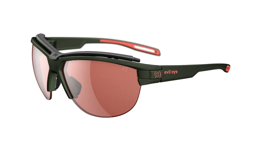 Evil Eye Pathline.f Pro e043 sunglasses in green with LST Active lenses