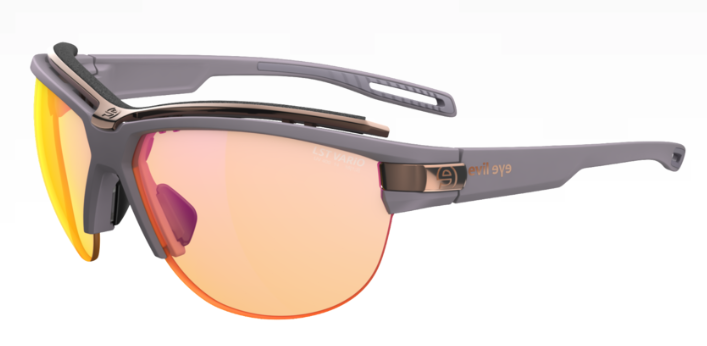 Evil Eye Pathline F Pro sunglasses in purple with vario light changing lenses