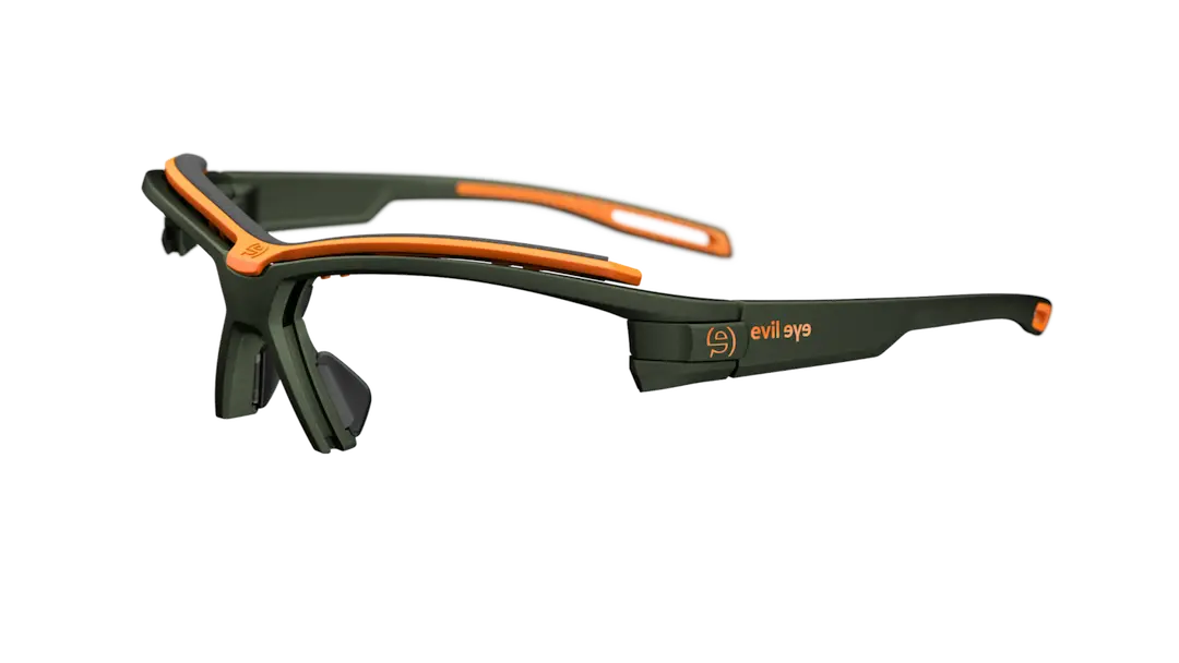 Evil Eye Pathline Pro e042 frame for prescription lens insertion in Dark Green