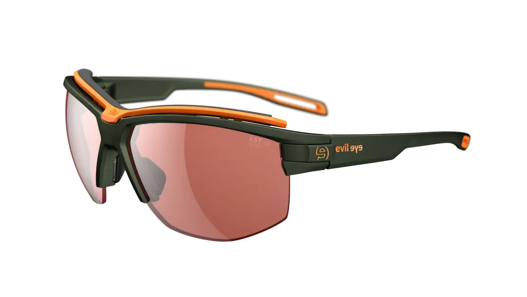 Evil Eye Pathline Pro e042 sunglasses in green with LST lenses