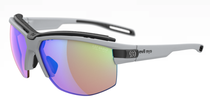 Evil Eye Pathline Pro sunglasses in moonlight gray with vario light changing lenses