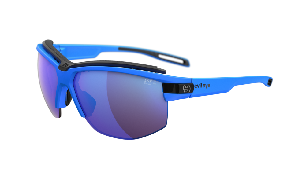 Evil Eye Pathline Pro sunglasses in neon blue