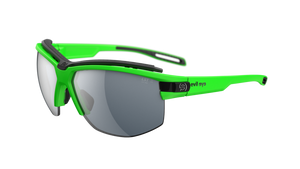 Neon Green frame/LST Active Silver Mirror lenses