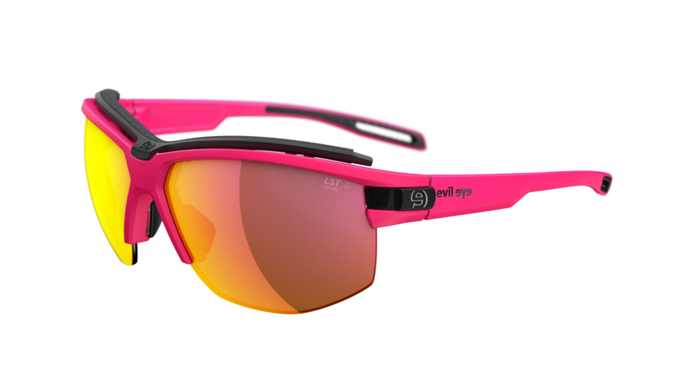 Evil Eye Pathline Pro sunglasses in neon pink