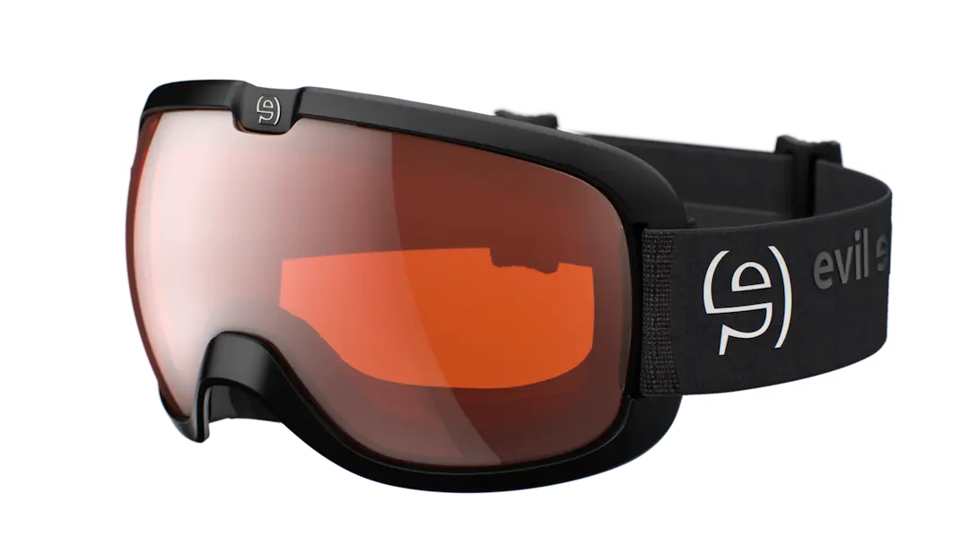 Evil Eye Peaksight e604 ski goggles in black with LST Bright and Active lenses