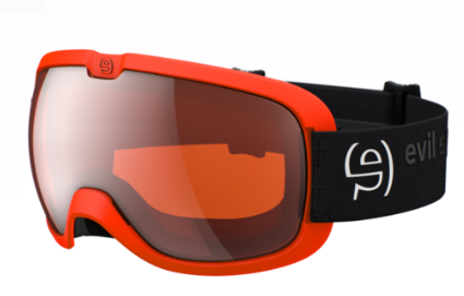 Evil Eye Peaksight ski goggles in orange