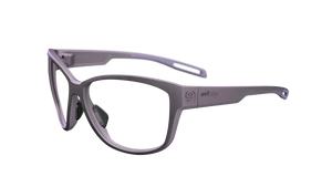 Grey Violet Metallic frame (no lenses for RX lens insertion)