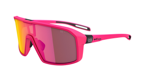 Neon Pink frame/LST Active Red Mirror lenses