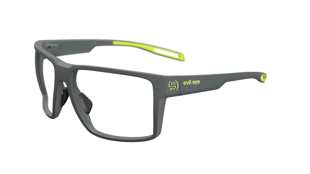 Evil Eye e038 Seaside frame only for prescription lenses in gray with lime