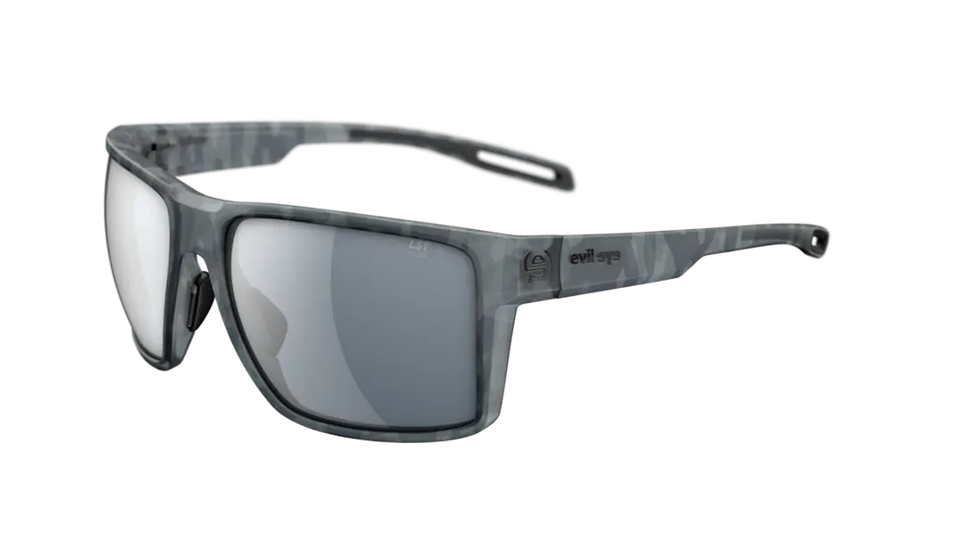 Evil Eye e038 Seaside sunglasses in gray havana with silver lenses