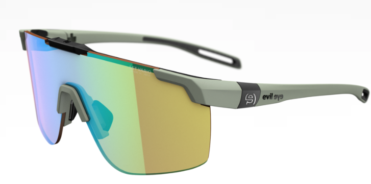 Evil Eye Speedsense II sunglasses in green with light changing lenses