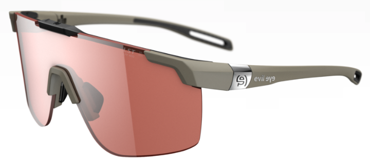 Evil Eye Speedsense II sunglasses in stone gray with LST Active lenses