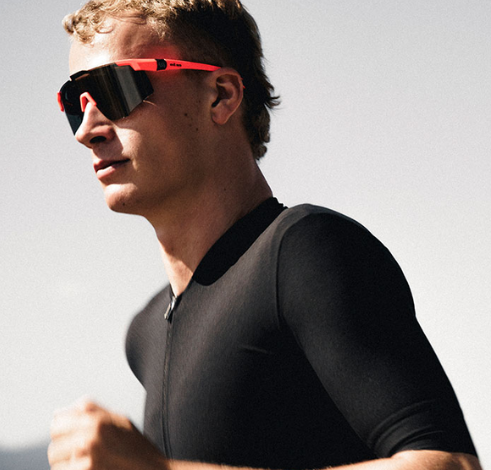 Runner wearing Evil Eye Speedsense sunglasses 
