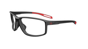 Black Matt with Red frame only (no lenses for prescription insertion)