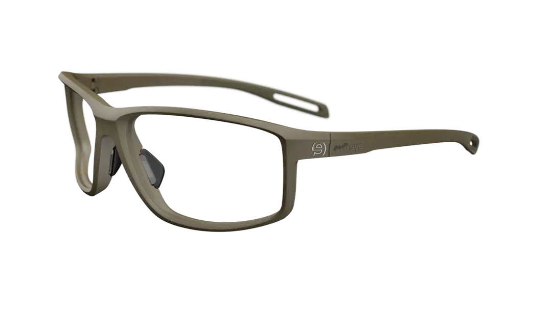 Evil Eye Stoked eo22 frame for prescription lens insertion in khaki
