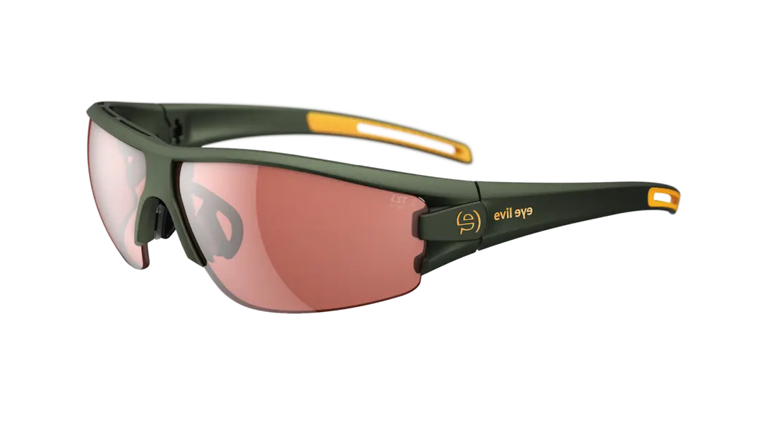 evil eye trace sunglasses ee002 in green with LST acive lenses